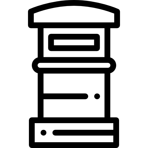 メールボックス Detailed Rounded Lineal icon