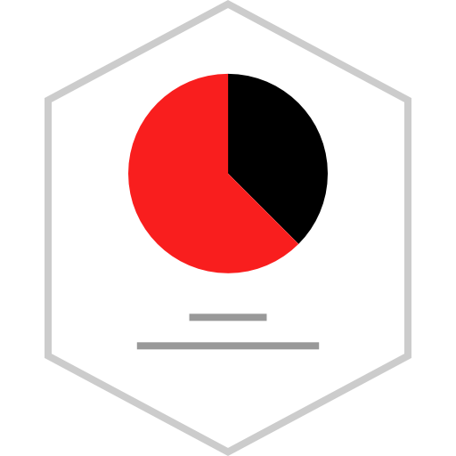 gráfico circular Alfredo Hernandez Flat icono