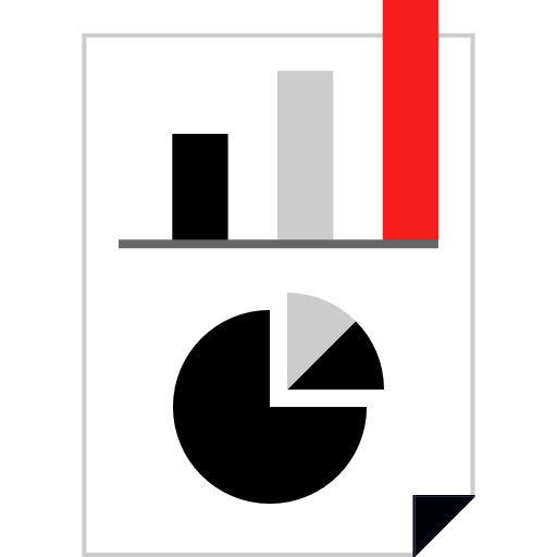 gráfico de barras Alfredo Hernandez Flat icono