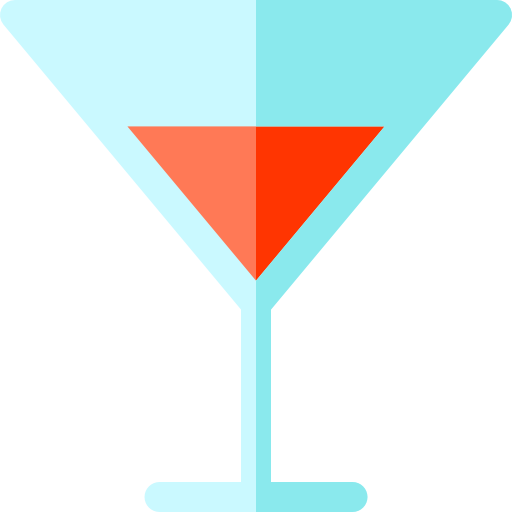 cocktail Basic Rounded Flat icon