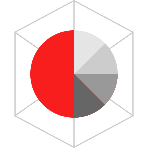 gráfico circular Alfredo Hernandez Flat icono