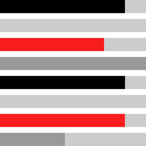 gráfico de barras Alfredo Hernandez Flat icono