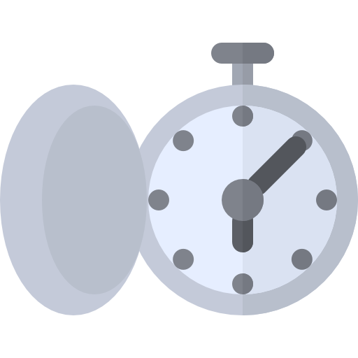 Clock Basic Rounded Flat icon