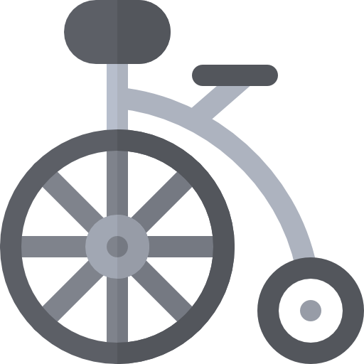 rower Basic Rounded Flat ikona