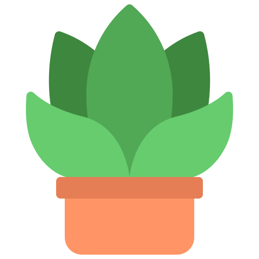 Горшок для растений Juicy Fish Flat иконка