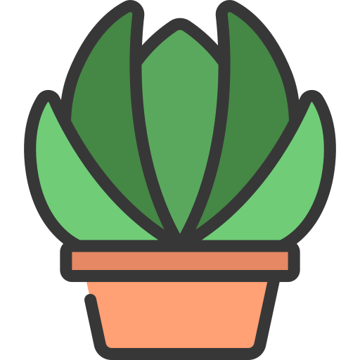 Plant pot Juicy Fish Soft-fill icon