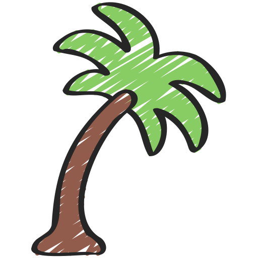 drzewo palmowe Juicy Fish Sketchy ikona