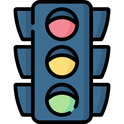 Traffic light Special Lineal color icon