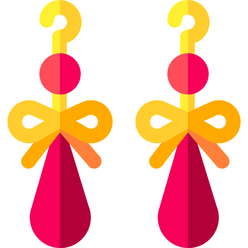 Earrings Basic Rounded Flat icon