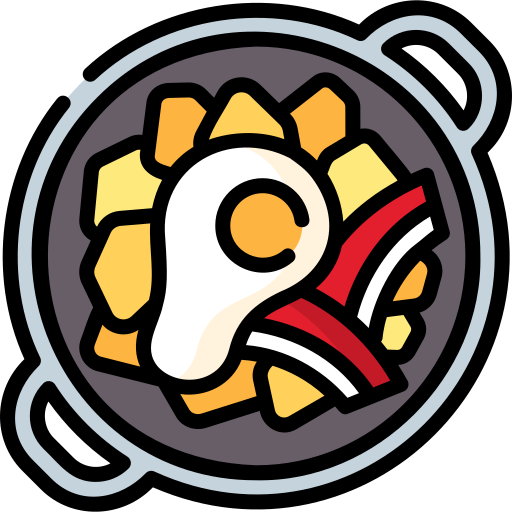 Fried eggs Special Lineal color icon
