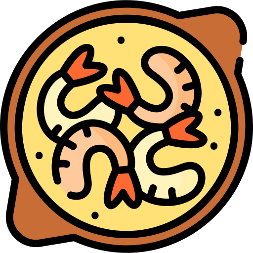 Prawns Special Lineal color icon