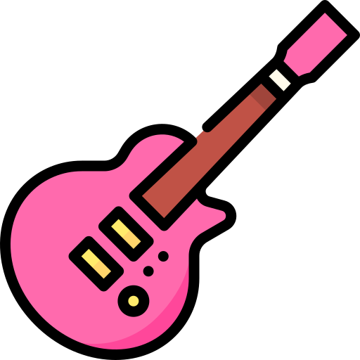 gitaar Special Lineal color icoon