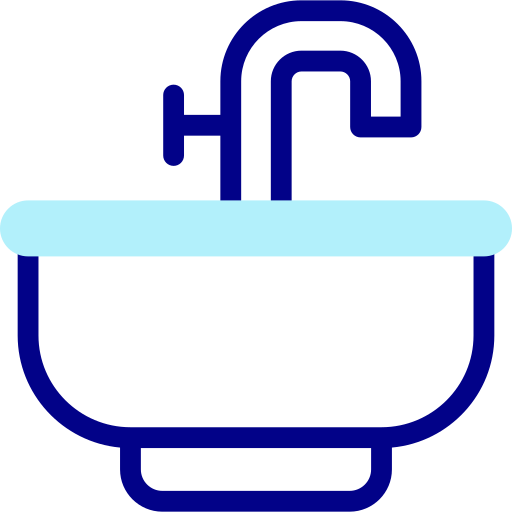 Sink Detailed Mixed Lineal color icon