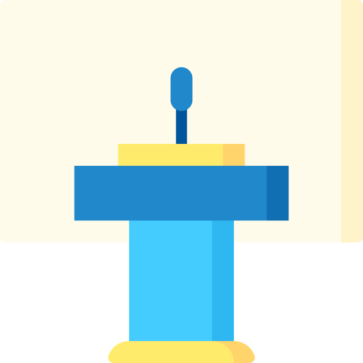 conferencia Special Flat icono