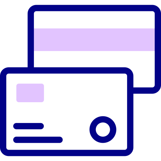 tarjeta de crédito Detailed Mixed Lineal color icono