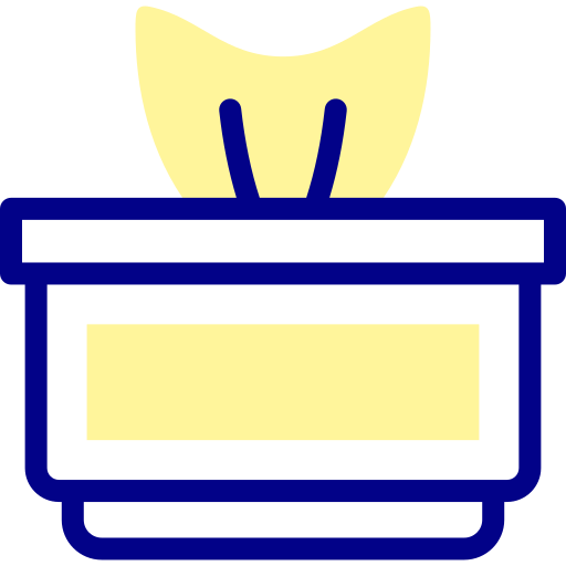 Tissue box Detailed Mixed Lineal color icon