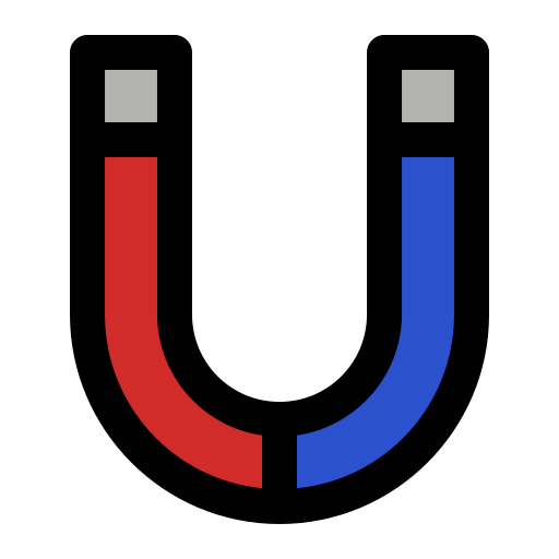 磁石 Generic Outline Color icon