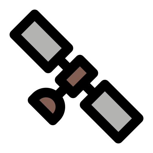 衛星 Generic Outline Color icon