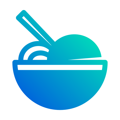 丼鉢 Generic Flat Gradient icon