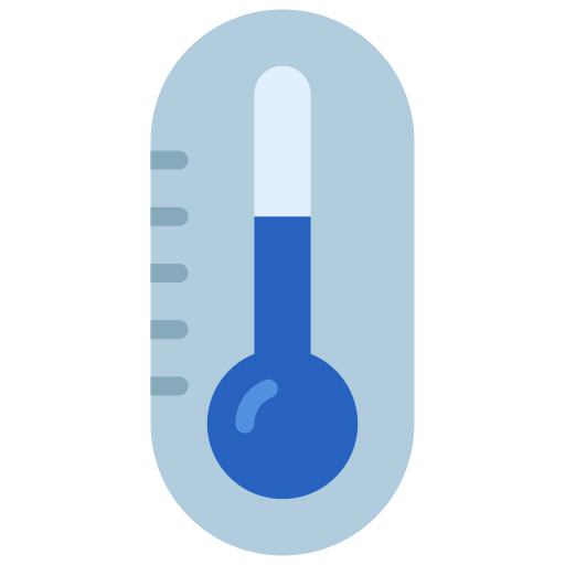 thermometer Juicy Fish Flat icon