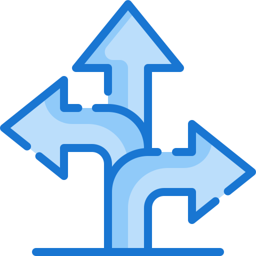 Arrows Generic Blue icon