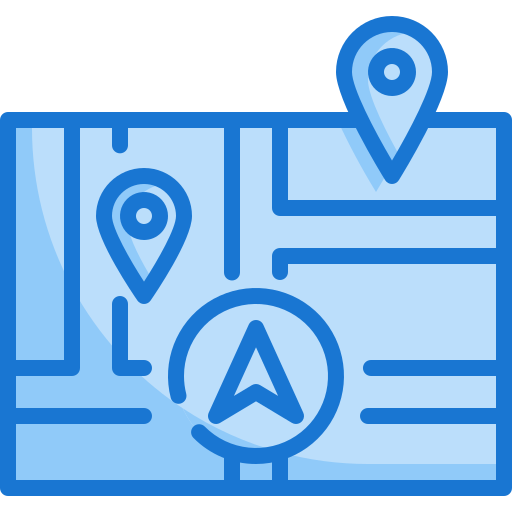 Location pin Generic Blue icon