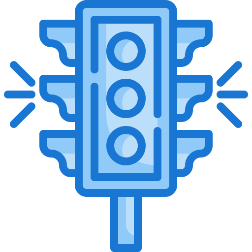 sygnalizacja świetlna Generic Blue ikona