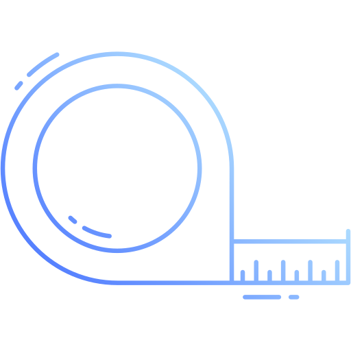 측정 테이프 Generic Gradient icon