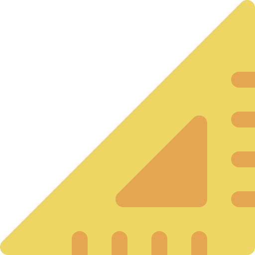 삼각자 Generic Flat icon