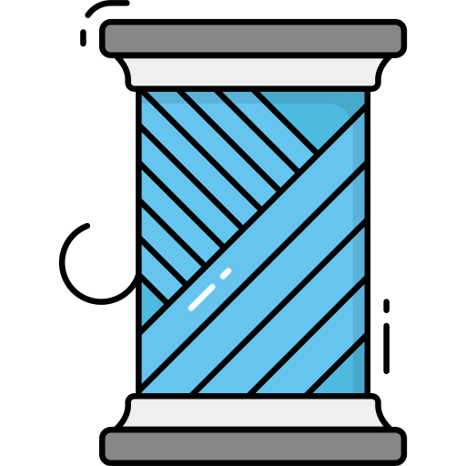 Thread spool Generic Outline Color icon
