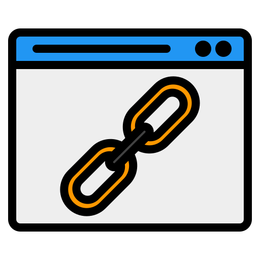 Link Generic Outline Color icon