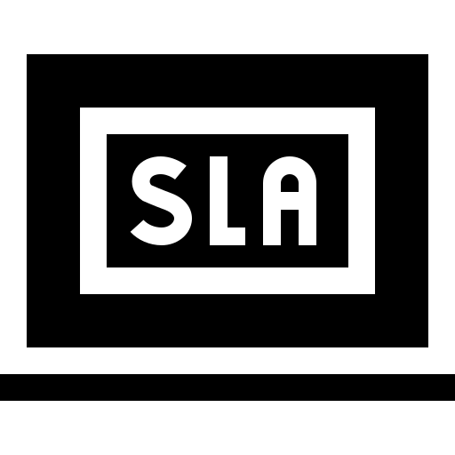 sla Basic Straight Filled Icône