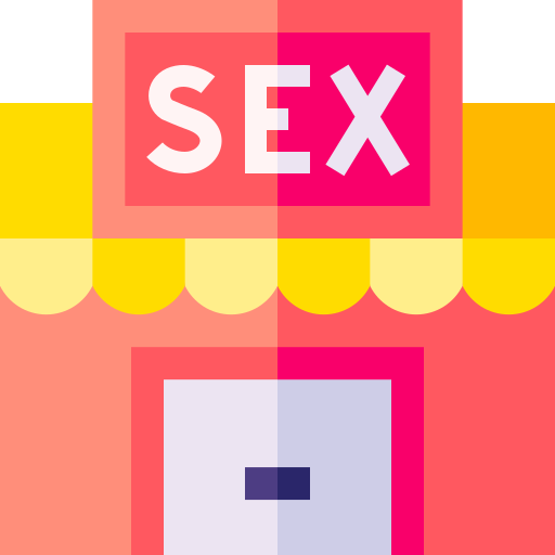 sexshop Basic Straight Flat icon