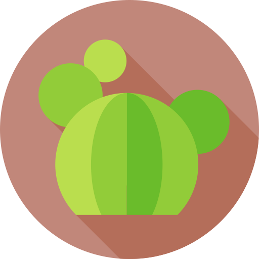 cactus Flat Circular Flat icona