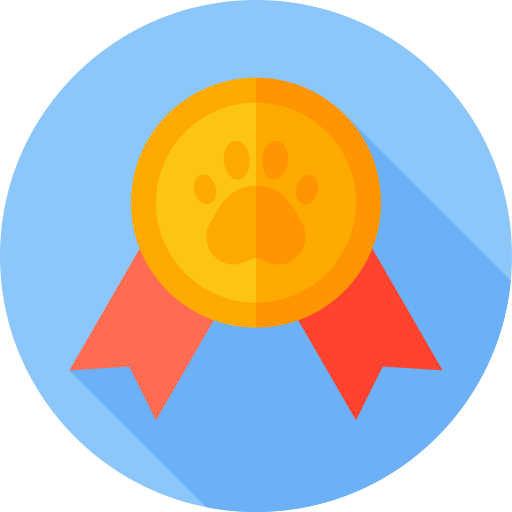 medal Flat Circular Flat ikona