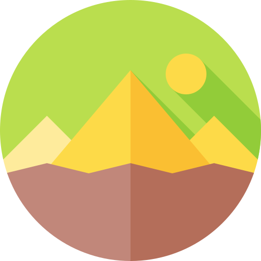dunas Flat Circular Flat icono