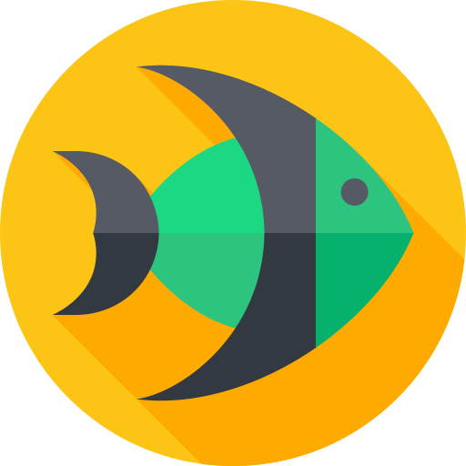 Fish Flat Circular Flat icon