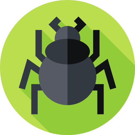 scarabee Flat Circular Flat icoon