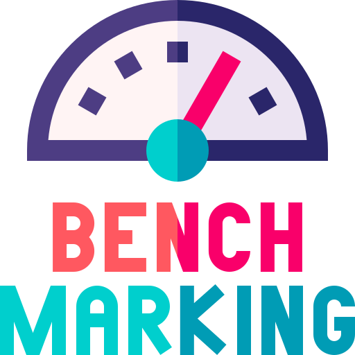 benchmarking Basic Straight Flat icon