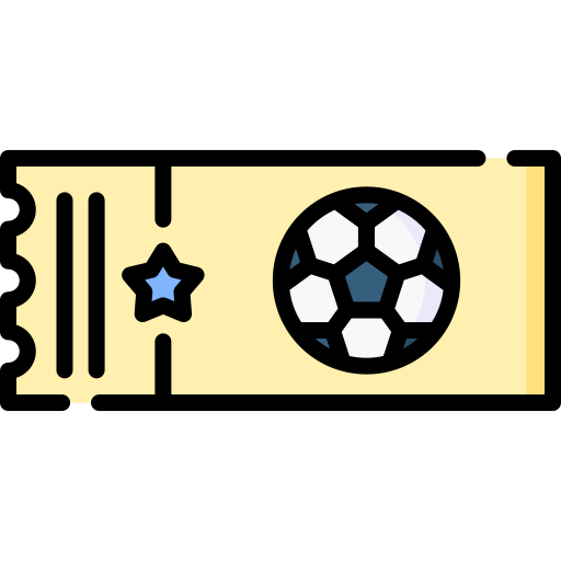 boleto de fútbol Special Lineal color icono