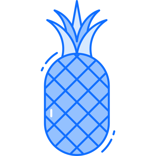 l'ananas Generic Blue Icône