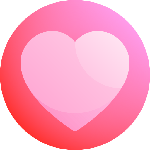 Heart Gradient Galaxy Gradient icon
