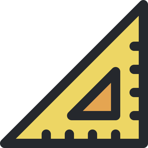 三角定規 Generic Outline Color icon