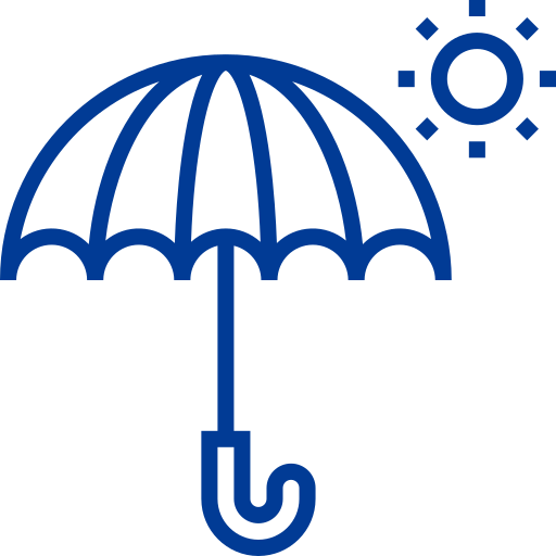 傘 Detailed bright Lineal icon