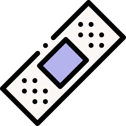 包帯 Detailed Rounded Lineal color icon