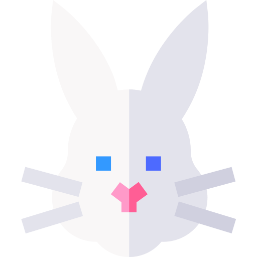 conejo Basic Straight Flat icono