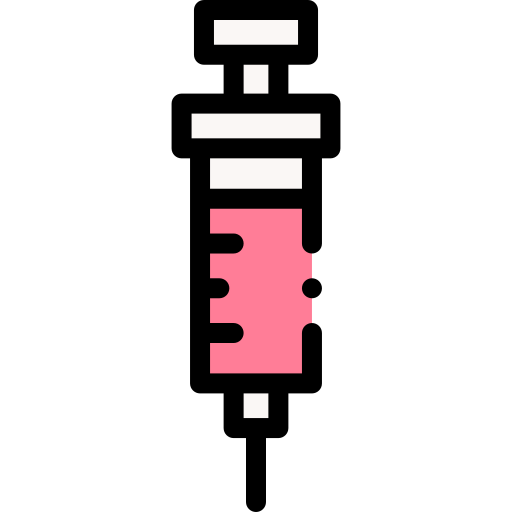 Syringe Detailed Rounded Lineal color icon