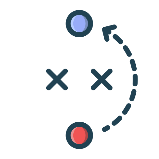 전략 Generic Outline Color icon