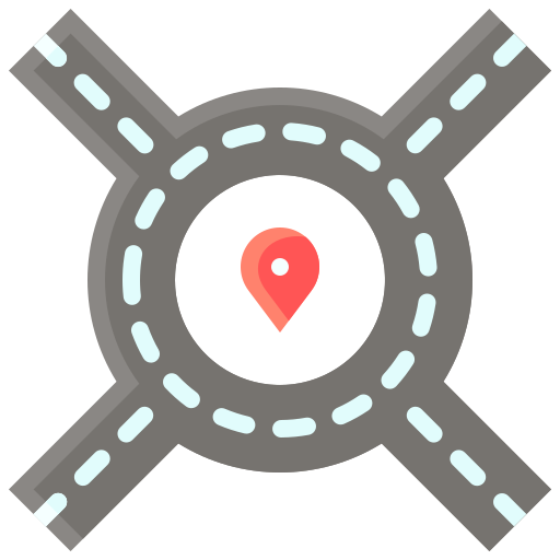 kruispunt Generic Flat icoon