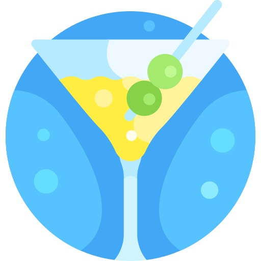 Martini Detailed Flat Circular Flat icon